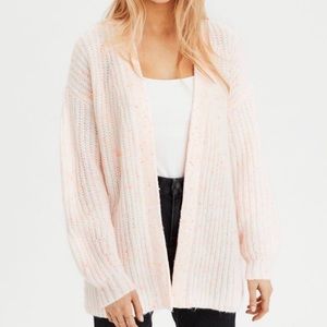 American Eagle Women’s Medium Open Front Knit Duster Cardigan Sweater